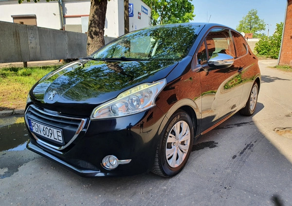 Peugeot 208 cena 24900 przebieg: 146393, rok produkcji 2014 z Mława małe 254